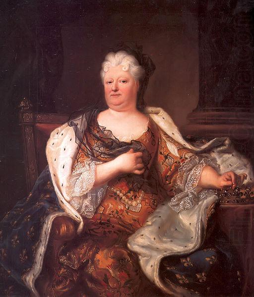 Hyacinthe Rigaud Portrait of Elisabeth Charlotte of the Palatinate (1652-1722), Duchess of Orleans oil painting picture